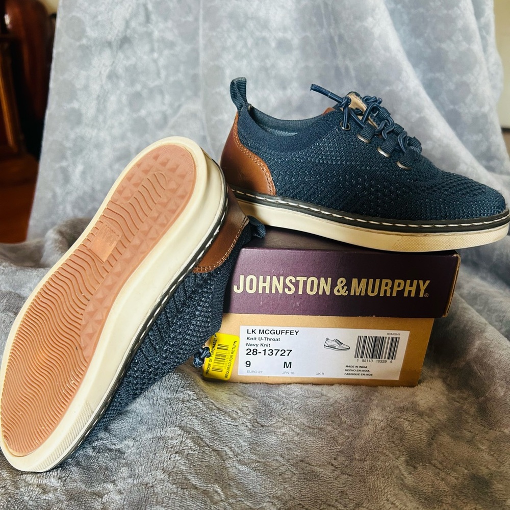 Gently Worn Toddler Boy Johnston & Murphy Casual Shoe